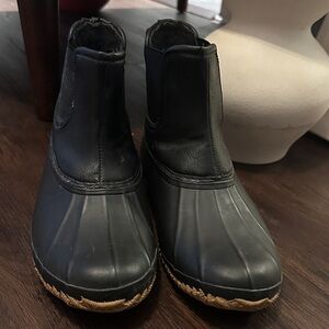 Style & Co. Black Winter & Rain Boots